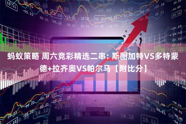 蚂蚁策略 周六竞彩精选二串: 斯图加特VS多特蒙德+拉齐奥VS帕尔马【附比分】